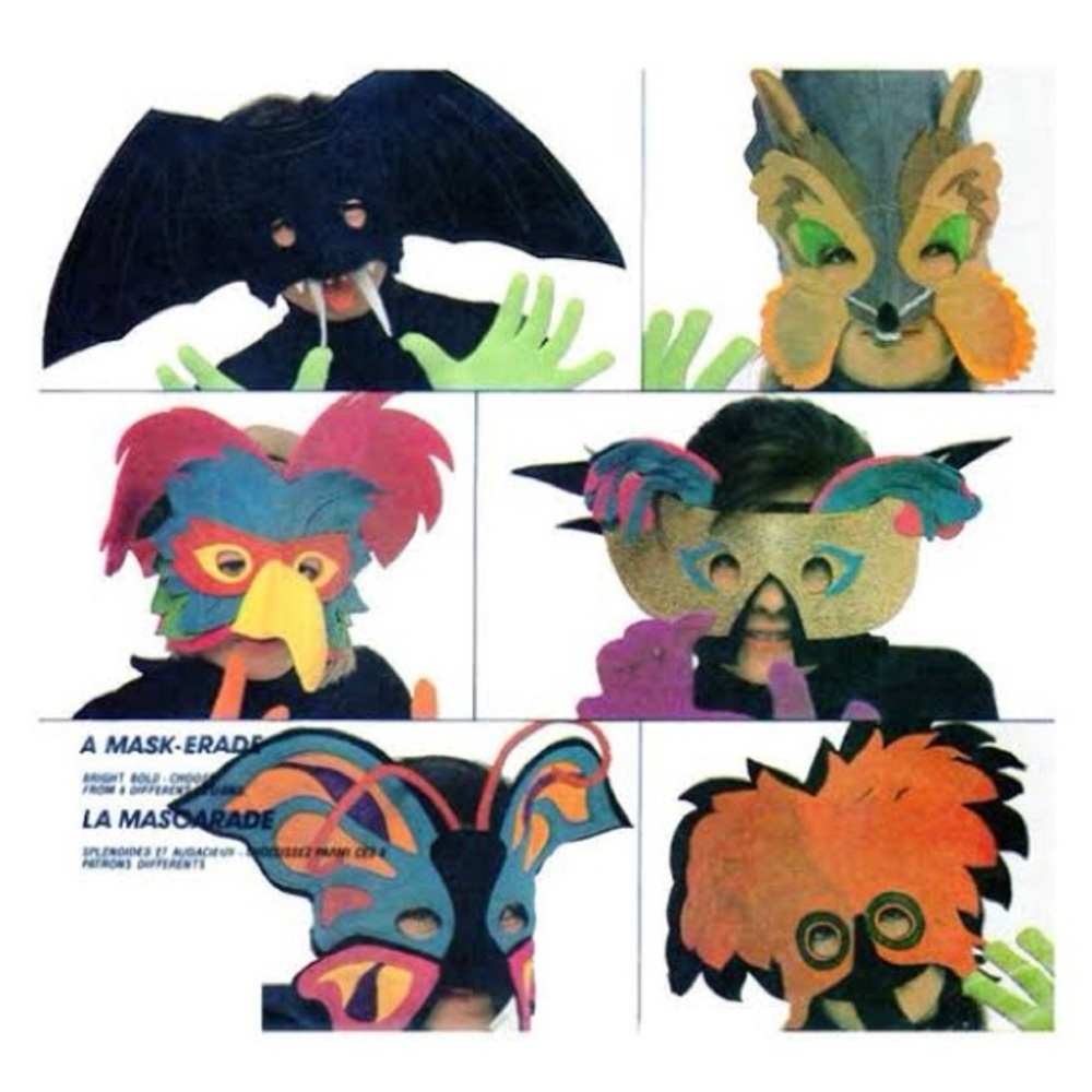 🪡 McCall's Crafts Mask Pattern P913